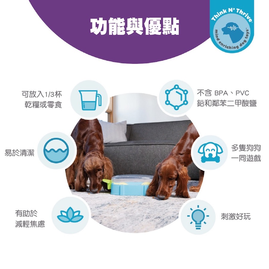 貪吃狗互動益智挑戰台功能說明圖